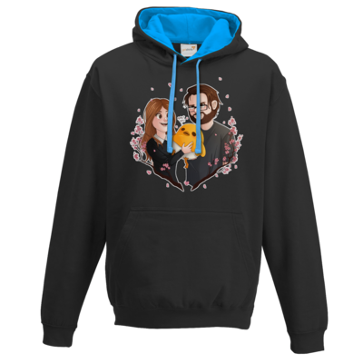 Motiv: Two-Tone Hoodie - Ei Range - bestimme auf Wunsch Details wie Produkt, Grösse, Farbe und Position selbst ! Motiv: Two-Tone Hoodie - Ei Range