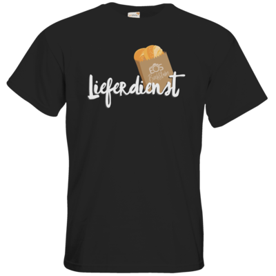 Motiv: T-Shirt Premium FAIR WEAR - Lieferdienst - bestimme auf Wunsch Details wie Produkt, Grösse, Farbe und Position selbst ! Motiv: T-Shirt Premium FAIR WEAR - Lieferdienst