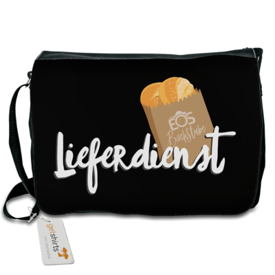 Motiv: Schultertasche - Lieferdienst - bestimme auf Wunsch Details wie Produkt, Grösse, Farbe und Position selbst ! Motiv: Schultertasche - Lieferdienst