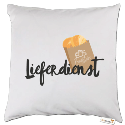 Motiv: Kissen - Lieferdienst - bestimme auf Wunsch Details wie Produkt, Grösse, Farbe und Position selbst ! Motiv: Kissen - Lieferdienst