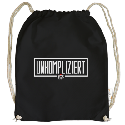 Motiv: Cotton Gymsac - unkompliziert eosandy shirt - bestimme auf Wunsch Details wie Produkt, Grösse, Farbe und Position selbst ! Motiv: Cotton Gymsac - unkompliziert eosandy shirt