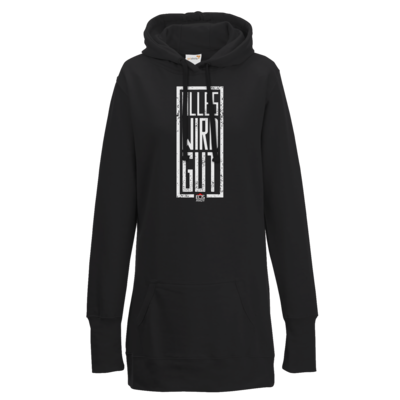 Motiv: Lady Longline Hoodie - alles-wird-gut eosAndy - bestimme auf Wunsch Details wie Produkt, Grösse, Farbe und Position selbst ! Motiv: Lady Longline Hoodie - alles-wird-gut eosAndy