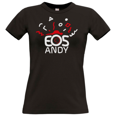 Motiv: T-Shirt Damen Premium FAIR WEAR - eosAndy Doodle Shirt Logo - bestimme auf Wunsch Details wie Produkt, Grösse, Farbe und Position selbst ! Motiv: T-Shirt Damen Premium FAIR WEAR - eosAndy Doodle Shirt Logo