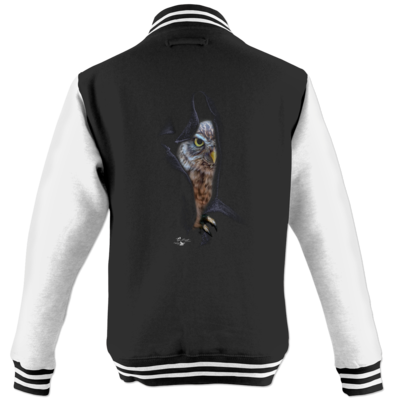 Motiv: College Jacke - Poldinator dunkel - bestimme auf Wunsch Details wie Produkt, Grösse, Farbe und Position selbst ! Motiv: College Jacke - Poldinator dunkel