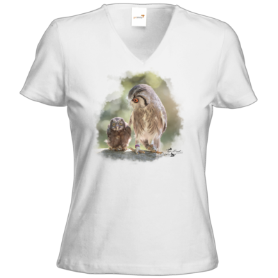 Motiv: T-Shirt Damen V-Neck Classic - Lenni - bestimme auf Wunsch Details wie Produkt, Grösse, Farbe und Position selbst ! Motiv: T-Shirt Damen V-Neck Classic - Lenni