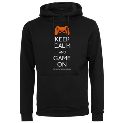 Motiv: Heavy Hoodie - Keep Calm Game On - bestimme auf Wunsch Details wie Produkt, Grösse, Farbe und Position selbst ! Motiv: Heavy Hoodie - Keep Calm Game On