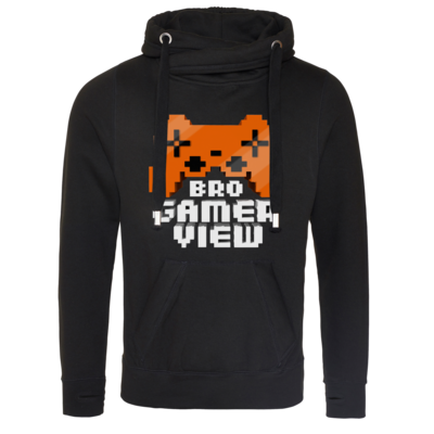 Motiv: Cross Neck Hoodie - Logo BGV - bestimme auf Wunsch Details wie Produkt, Grösse, Farbe und Position selbst ! Motiv: Cross Neck Hoodie - Logo BGV
