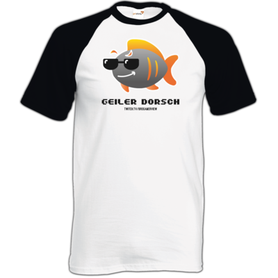 Motiv: TShirt Baseball - Geiler Dorsch - bestimme auf Wunsch Details wie Produkt, Grösse, Farbe und Position selbst ! Motiv: TShirt Baseball - Geiler Dorsch