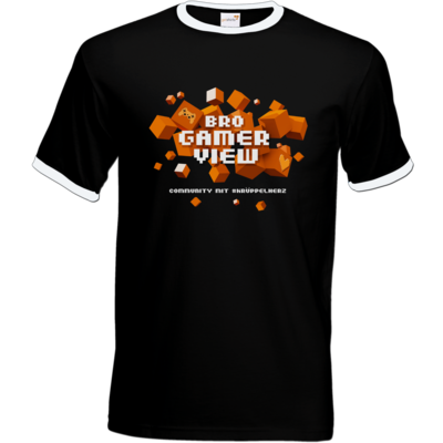 Motiv: T-Shirt Ringer - Cubes - bestimme auf Wunsch Details wie Produkt, Grösse, Farbe und Position selbst ! Motiv: T-Shirt Ringer - Cubes