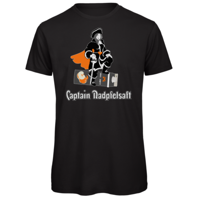 Motiv: Organic T-Shirt - Captain Nadpfelsaft - bestimme auf Wunsch Details wie Produkt, Grösse, Farbe und Position selbst ! Motiv: Organic T-Shirt - Captain Nadpfelsaft