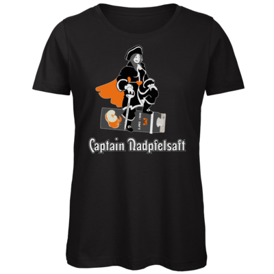Motiv: Organic Lady T-Shirt - Captain Nadpfelsaft - bestimme auf Wunsch Details wie Produkt, Grösse, Farbe und Position selbst ! Motiv: Organic Lady T-Shirt - Captain Nadpfelsaft