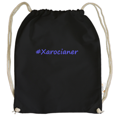 Motiv: Cotton Gymsac - #Xarocianer - bestimme auf Wunsch Details wie Produkt, Grösse, Farbe und Position selbst ! Motiv: Cotton Gymsac - #Xarocianer