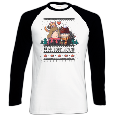 Motiv: Longsleeve Baseball T - Winterbrom 2018 - bestimme auf Wunsch Details wie Produkt, Grösse, Farbe und Position selbst ! Motiv: Longsleeve Baseball T - Winterbrom 2018