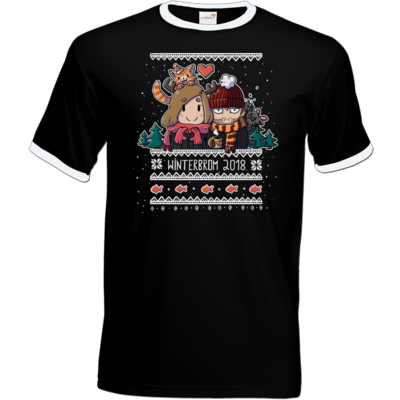 Motiv: T-Shirt Ringer - Winterbrom 2018 - bestimme auf Wunsch Details wie Produkt, Grösse, Farbe und Position selbst ! Motiv: T-Shirt Ringer - Winterbrom 2018