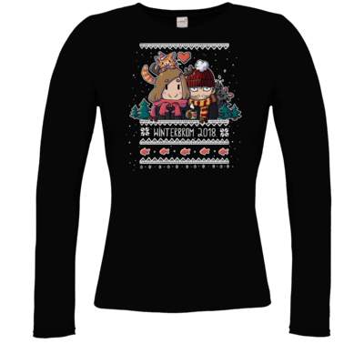 Motiv: Longsleeve Damen FAIR WEAR - Winterbrom 2018 - bestimme auf Wunsch Details wie Produkt, Grösse, Farbe und Position selbst ! Motiv: Longsleeve Damen FAIR WEAR - Winterbrom 2018