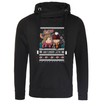 Motiv: Cross Neck Hoodie - Winterbrom 2018 - bestimme auf Wunsch Details wie Produkt, Grösse, Farbe und Position selbst ! Motiv: Cross Neck Hoodie - Winterbrom 2018