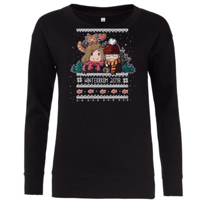 Motiv: Girlie Crew Sweatshirt - Winterbrom 2018 - bestimme auf Wunsch Details wie Produkt, Grösse, Farbe und Position selbst ! Motiv: Girlie Crew Sweatshirt - Winterbrom 2018