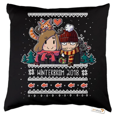 Motiv: Kissen Baumwolle - Winterbrom 2018 - bestimme auf Wunsch Details wie Produkt, Grösse, Farbe und Position selbst ! Motiv: Kissen Baumwolle - Winterbrom 2018