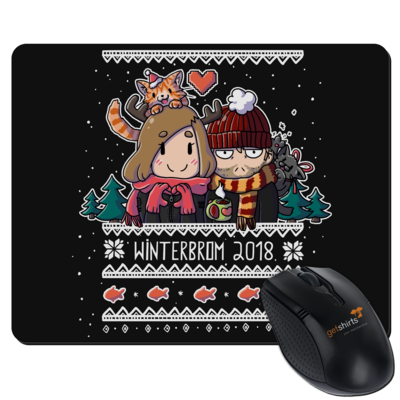Motiv: Mousepad Textil - Winterbrom 2018 - bestimme auf Wunsch Details wie Produkt, Grösse, Farbe und Position selbst ! Motiv: Mousepad Textil - Winterbrom 2018