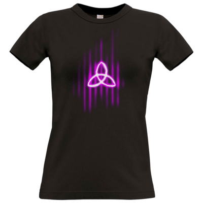 Motiv: T-Shirt Damen Premium FAIR WEAR - Triquetra - bestimme auf Wunsch Details wie Produkt, Grösse, Farbe und Position selbst ! Motiv: T-Shirt Damen Premium FAIR WEAR - Triquetra
