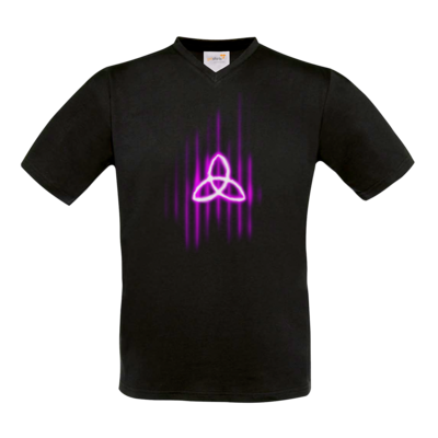 Motiv: T-Shirt V-Neck FAIR WEAR - Triquetra - bestimme auf Wunsch Details wie Produkt, Grösse, Farbe und Position selbst ! Motiv: T-Shirt V-Neck FAIR WEAR - Triquetra