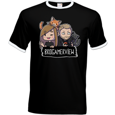 Motiv: T-Shirt Ringer - BroGamerView Avatare - bestimme auf Wunsch Details wie Produkt, Grösse, Farbe und Position selbst ! Motiv: T-Shirt Ringer - BroGamerView Avatare