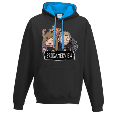 Motiv: Two-Tone Hoodie - BroGamerView Avatare - bestimme auf Wunsch Details wie Produkt, Grösse, Farbe und Position selbst ! Motiv: Two-Tone Hoodie - BroGamerView Avatare