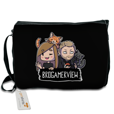 Motiv: Schultertasche - BroGamerView Avatare - bestimme auf Wunsch Details wie Produkt, Grösse, Farbe und Position selbst ! Motiv: Schultertasche - BroGamerView Avatare