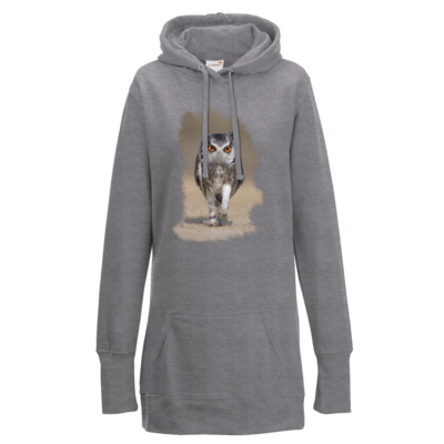 Motiv: Lady Longline Hoodie - und weg ... - bestimme auf Wunsch Details wie Produkt, Grösse, Farbe und Position selbst ! Motiv: Lady Longline Hoodie - und weg ...