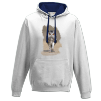 Motiv: Two-Tone Hoodie - und weg ... - bestimme auf Wunsch Details wie Produkt, Grösse, Farbe und Position selbst ! Motiv: Two-Tone Hoodie - und weg ...