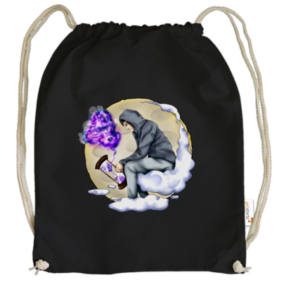 Motiv: Cotton Gymsac - Mood - bestimme auf Wunsch Details wie Produkt, Grösse, Farbe und Position selbst ! Motiv: Cotton Gymsac - Mood