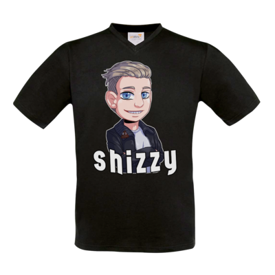 Motiv: T-Shirt V-Neck FAIR WEAR - Shizzy_Logo - bestimme auf Wunsch Details wie Produkt, Grösse, Farbe und Position selbst ! Motiv: T-Shirt V-Neck FAIR WEAR - Shizzy_Logo