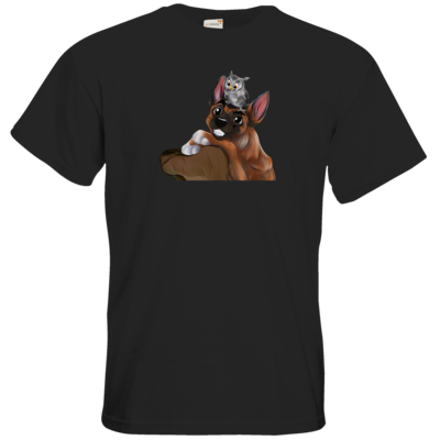 Motiv: T-Shirt Premium FAIR WEAR - friends - bestimme auf Wunsch Details wie Produkt, Grösse, Farbe und Position selbst ! Motiv: T-Shirt Premium FAIR WEAR - friends