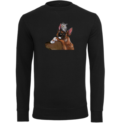 Motiv: Light Crew Sweatshirt - friends - bestimme auf Wunsch Details wie Produkt, Grösse, Farbe und Position selbst ! Motiv: Light Crew Sweatshirt - friends