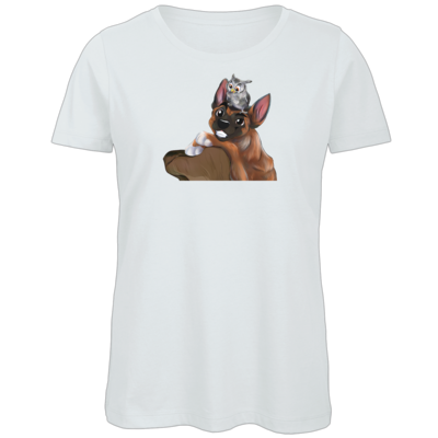 Motiv: Organic Lady T-Shirt - friends - bestimme auf Wunsch Details wie Produkt, Grösse, Farbe und Position selbst ! Motiv: Organic Lady T-Shirt - friends