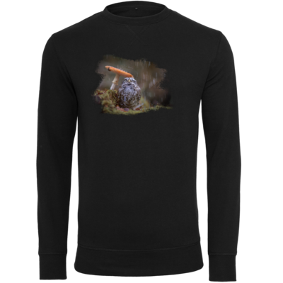 Motiv: Light Crew Sweatshirt - Poldi Pilz - bestimme auf Wunsch Details wie Produkt, Grösse, Farbe und Position selbst ! Motiv: Light Crew Sweatshirt - Poldi Pilz