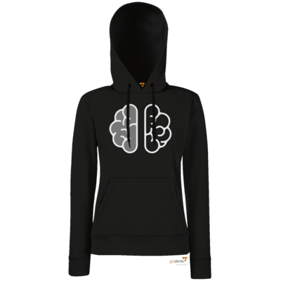 Motiv: Hoodie Damen Classic - Hirn - bestimme auf Wunsch Details wie Produkt, Grösse, Farbe und Position selbst ! Motiv: Hoodie Damen Classic - Hirn