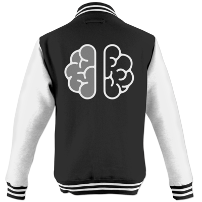 Motiv: College Jacke - Hirn - bestimme auf Wunsch Details wie Produkt, Grösse, Farbe und Position selbst ! Motiv: College Jacke - Hirn