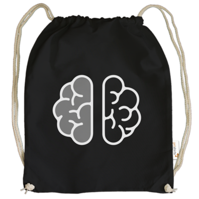 Motiv: Cotton Gymsac - Hirn - bestimme auf Wunsch Details wie Produkt, Grösse, Farbe und Position selbst ! Motiv: Cotton Gymsac - Hirn