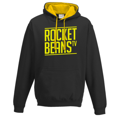 Motiv: Two-Tone Hoodie - RBTV 2018 - Rocket Beans TV - bestimme auf Wunsch Details wie Produkt, Grösse, Farbe und Position selbst ! Motiv: Two-Tone Hoodie - RBTV 2018 - Rocket Beans TV