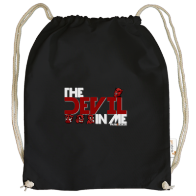 Motiv: Cotton Gymsac - DevilInMe - bestimme auf Wunsch Details wie Produkt, Grösse, Farbe und Position selbst ! Motiv: Cotton Gymsac - DevilInMe