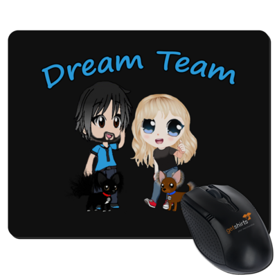Motiv: Mousepad Textil - Dream Team - bestimme auf Wunsch Details wie Produkt, Grösse, Farbe und Position selbst ! Motiv: Mousepad Textil - Dream Team
