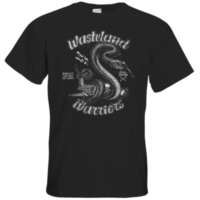 Motiv: T-Shirt Premium FAIR WEAR - Wasteland Garage - bestimme auf Wunsch Details wie Produkt, Grösse, Farbe und Position selbst ! Motiv: T-Shirt Premium FAIR WEAR - Wasteland Garage