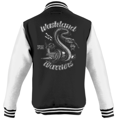 Motiv: College Jacke - Wasteland Garage - bestimme auf Wunsch Details wie Produkt, Grösse, Farbe und Position selbst ! Motiv: College Jacke - Wasteland Garage