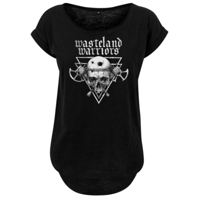 Motiv: Ladies Long Slub Tee - Axes - bestimme auf Wunsch Details wie Produkt, Grösse, Farbe und Position selbst ! Motiv: Ladies Long Slub Tee - Axes