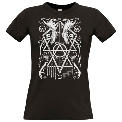 Motiv: T-Shirt Damen Premium FAIR WEAR - Sigillum Heremus - bestimme auf Wunsch Details wie Produkt, Grösse, Farbe und Position selbst ! Motiv: T-Shirt Damen Premium FAIR WEAR - Sigillum Heremus