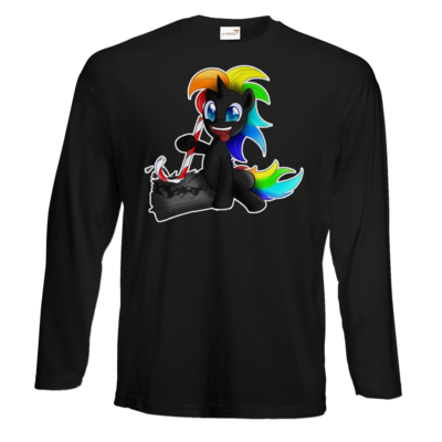 Motiv: Exact 190 Longsleeve FAIR WEAR - Das Zerstörungs Einhorn - bestimme auf Wunsch Details wie Produkt, Grösse, Farbe und Position selbst ! Motiv: Exact 190 Longsleeve FAIR WEAR - Das Zerstörungs Einhorn
