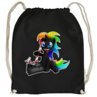 Motiv: Cotton Gymsac - Das Zerstörungs Einhorn - bestimme auf Wunsch Details wie Produkt, Grösse, Farbe und Position selbst ! Motiv: Cotton Gymsac - Das Zerstörungs Einhorn
