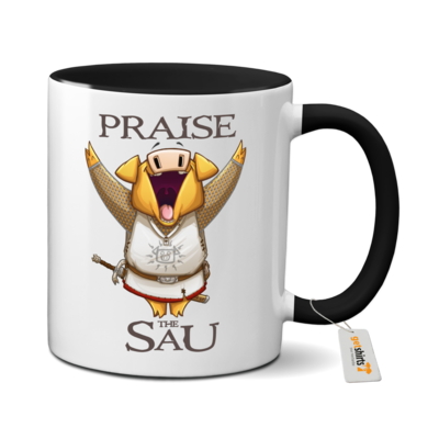 Motiv: Tasse farbig - Praise The Sau 