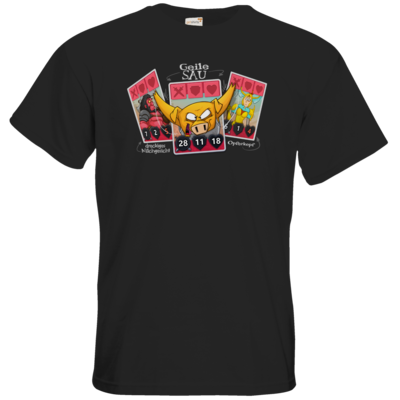 Motiv: T-Shirt Premium FAIR WEAR - Geile Sau - Artifact - bestimme auf Wunsch Details wie Produkt, Grösse, Farbe und Position selbst ! Motiv: T-Shirt Premium FAIR WEAR - Geile Sau - Artifact